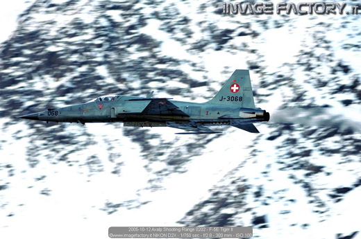 2005-10-12 Axalp Shooting Range 0202 - F-5E Tiger II